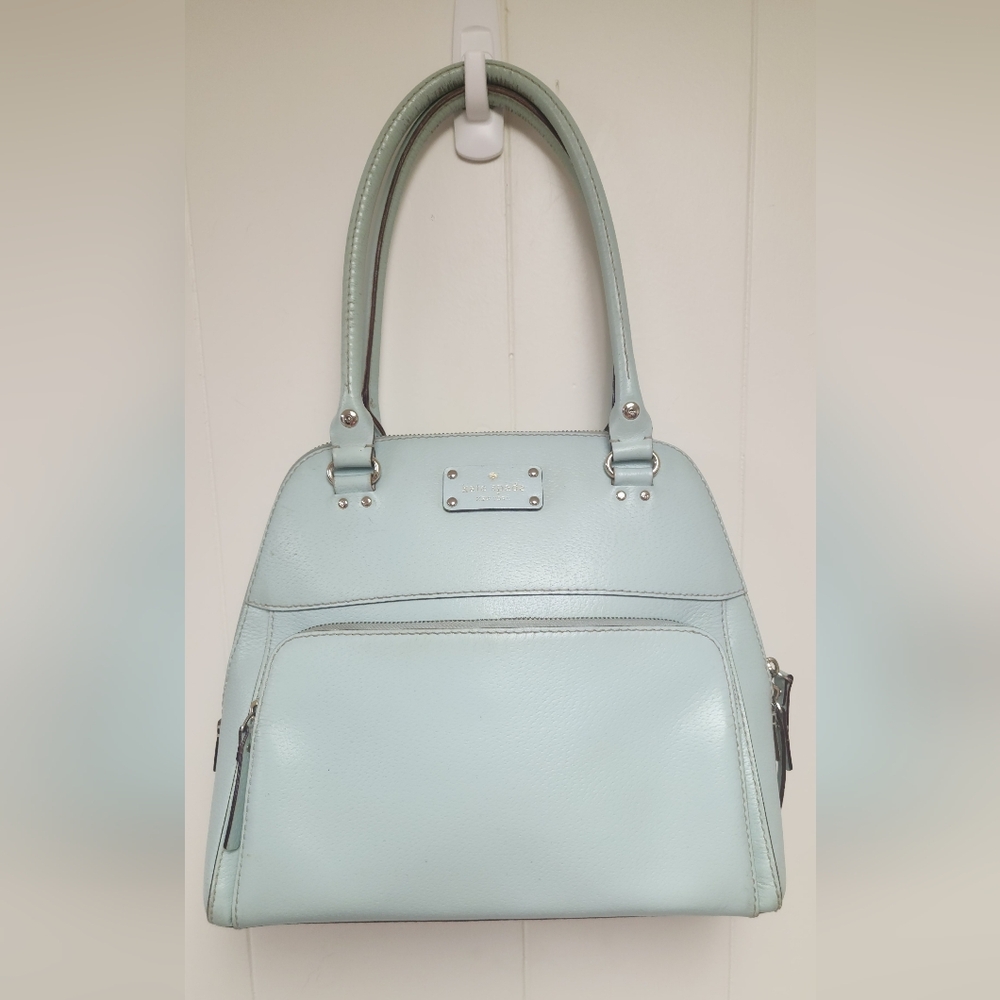 Kate Spade Wellesley Maeda Blue Satchel Pristine Condition!